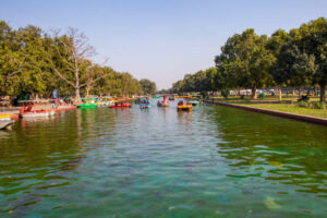 Boating at India Gate