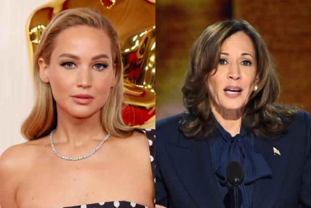 Jennifer Lawrence Backs Kamala Harris