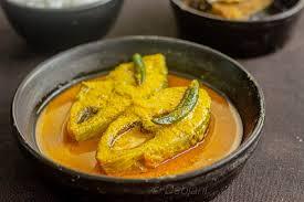 Macher Jhol and Bhapa Ilish