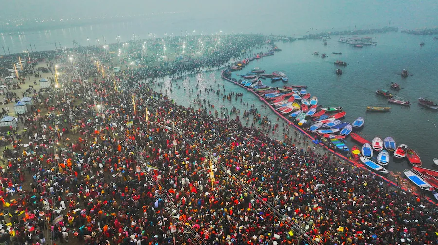 The Grand Maha Kumbh A Spectacle of Devotion and Humanity